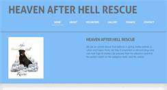 Desktop Screenshot of heavenafterhellrescue.org